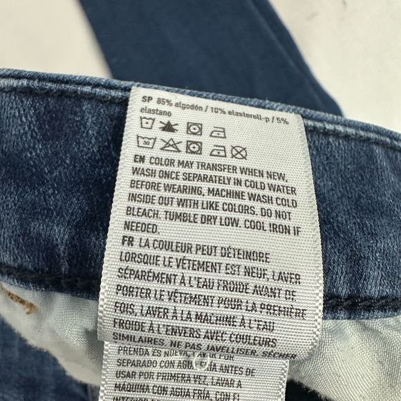 American Eagle Curvy Super Hi-Rise Jegging Womens Regular Size 2 Blue Denim - Picture 6 of 6